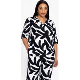 YOEK - Top - Zwart - Lange Mouwen - V-hals - 100% Viscose