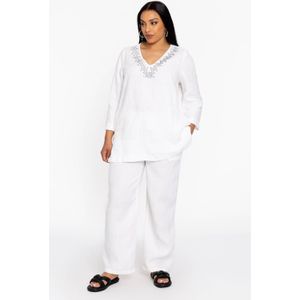 YOEK - Straight Regular Waist - Casual Broek - Ecru