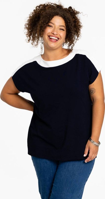 YOEK - Tuniek - Ronde Hals - Viscose - Rechte Pasvorm - Korte Mouwen