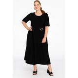 YOEK - Midi Jurk - Zwart