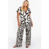 YOEK - Straight Regular Waist - Broek - Zwart