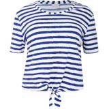 YOEK - Top - Ivoor - Katoen met Elastaan - Korte Mouwen