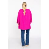 YOEK - Tuniekblouse - Roze - Flared Pasvorm - Lange Mouwen - Knoopsluiting