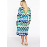 YOEK - A-lijn Jurk - Blauw