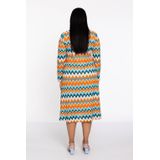 YOEK - A-lijn Jurk - Oranje