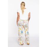 YOEK - Casual Broek - Multi - Rechte Pasvorm - Normale Taille