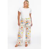 YOEK - Casual Broek - Multi - Rechte Pasvorm - Normale Taille