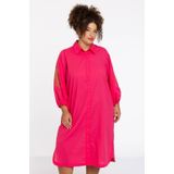 YOEK - Blousejurk - Roze - Middellang - Lange Mouwen - Katoen