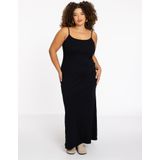 Jurk - Spaghetti Rib - Maxi - Mouwloos - Figure-hugging