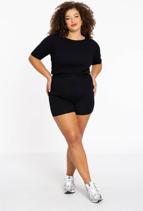 YOEK - LOUNGE - Boxer - Geribde Katoen - Met Elastische Tailleband