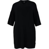 YOEK Lounge - Sweatjurk - Zwart - Driekwartsmouwen - V-hals