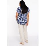 YOEK - Linnen Top - Blauw