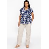 YOEK - Linnen Top - Blauw