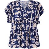 YOEK - Linnen Top - Blauw