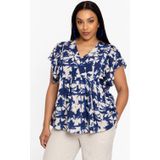 YOEK - Linnen Top - Blauw