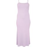 Maxi Jurk - Geribd - Mouwloos - Verstelbare Bandjes - Mermaid Fit