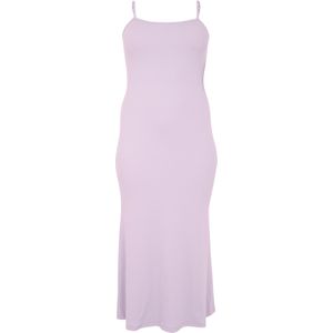 YOEK Lounge bodycon maxi jurk lila