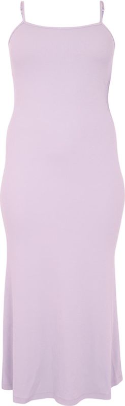 Maxi Jurk - Geribd - Mouwloos - Verstelbare Bandjes - Mermaid Fit