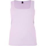 YOEK - LOUNGE - Tanktop - Geribd - Brede Schouderbanden - Square Halslijn