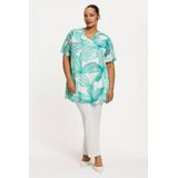 YOEK - Tuniek - Turquoise - Losse Pasvorm - Lange Mouwen