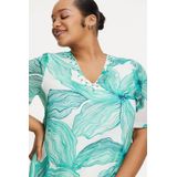 YOEK - Tuniek - Turquoise - Losse Pasvorm - Lange Mouwen