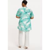YOEK - Tuniek - Turquoise - Losse Pasvorm - Lange Mouwen