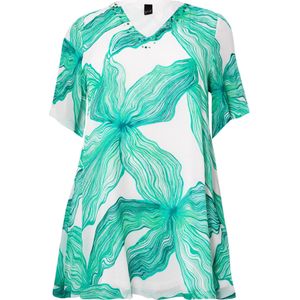 YOEK - Tuniek - Turquoise - Losse Pasvorm - Lange Mouwen