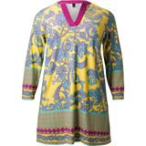 YOEK - Tuniek - Multi - Rechte Pasvorm - Lange Mouwen - V-hals