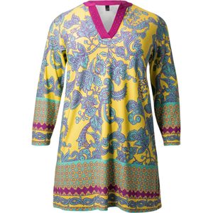 YOEK - Tuniek - Multi - Rechte Pasvorm - Lange Mouwen - V-hals