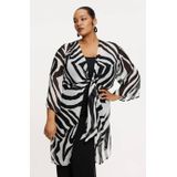 YOEK - Vest - Zwart - Kimono - Lange Mouwen