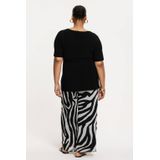 YOEK - Regular Waist Broek - Zwart - Regular Fit