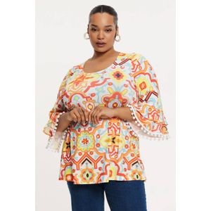 YOEK - Tuniek - Multi - Flared Pasvorm - Lange Mouwen