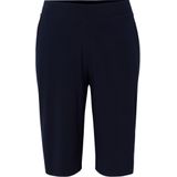 YOEK - Wide Leg High Waist Bermuda Short - Donkerblauw - Korte Broeken