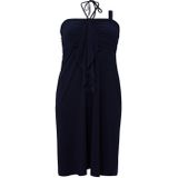 YOEK - Avondjurk - Donkerblauw - Mouwloos - Middellang - Ruches