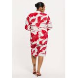 YOEK - Wide Leg High Waist Bermuda Short - Rood