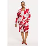 YOEK - Wide Leg High Waist Bermuda Short - Rood