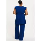 YOEK - Tuniek - Blauw - Fijn Gebreid