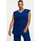 YOEK - Tuniek - Blauw - Fijn Gebreid