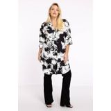 YOEK - Hannelore - Blouse-jurk - Tweekleurig - Vlinderdessin