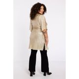 YOEK - YOEK x Hannelore - Tuniek - Goud - Geplisseerd met Ceintuur