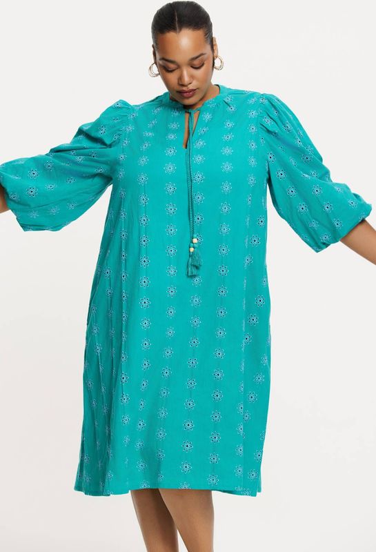 Jurk broderie anglaise COTTON