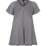 YOEK - Tuniek - A-Lijn - Korte Mouwen - 100% Polyester - V-Hals