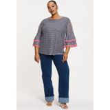 YOEK - Tuniek - Donkerblauw - 100% Polyester - Halflange Mouwen