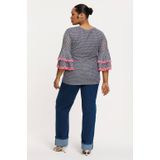 YOEK - Tuniek - Donkerblauw - 100% Polyester - Halflange Mouwen