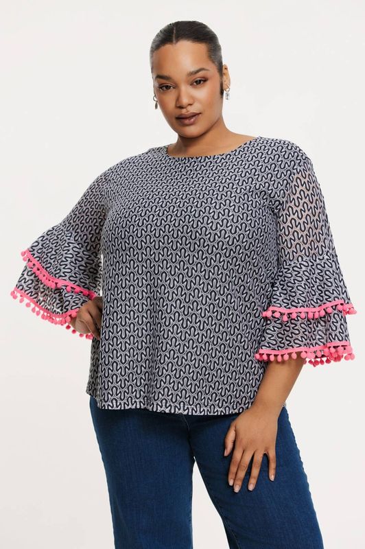 YOEK - Tuniek - Donkerblauw - 100% Polyester - Halflange Mouwen