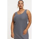 YOEK - Zomerjurk - Donkerblauw - Mouwloos - Ronde Hals - Tot op de Knie