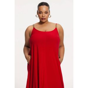 YOEK - A-lijn Jurk - Rood