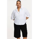 YOEK - High Waist Bermuda Short - Zwart - Korte Broek