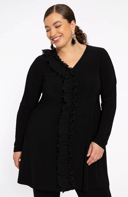 Tuniek - DOLCE - Wide Bottom Plissé - Lange Mouwen