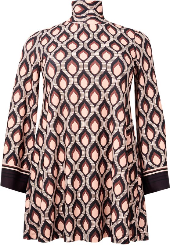 GOCCIA - Tuniek - Wide Bottom - Retro Dessin - Lange Mouwen